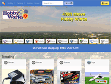 Tablet Screenshot of hobbyworks.com